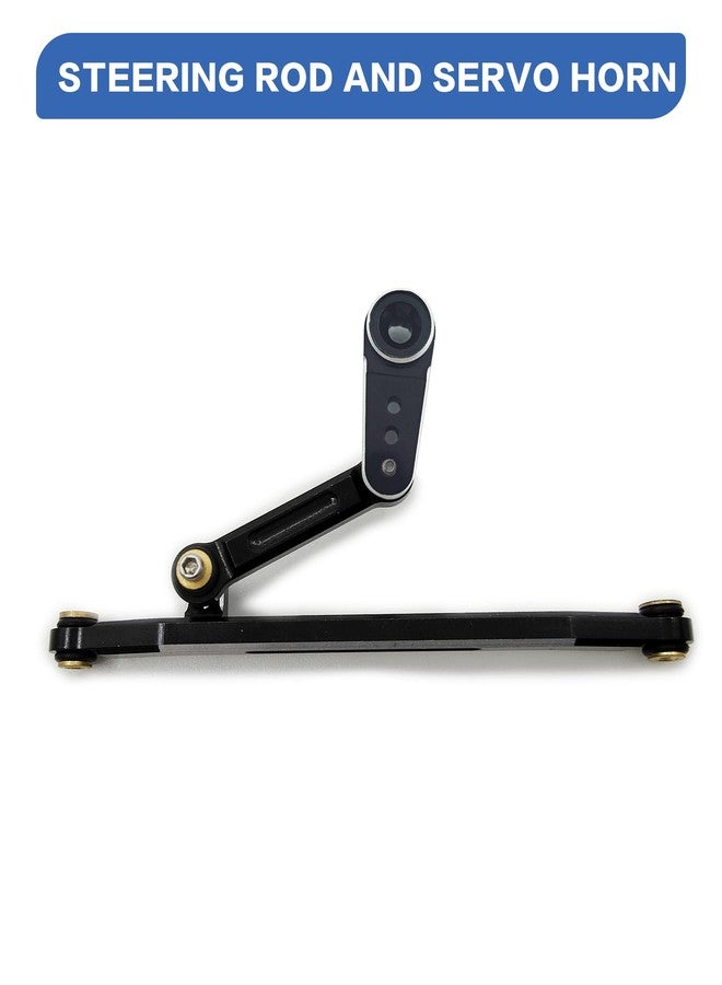 Raflot RC Servo Mount Bracket Mini Servo Arm and Steering Links for ES08MA II Servo Upgrade Parts for Axial SCX24 RC Car Crawler - Image 4